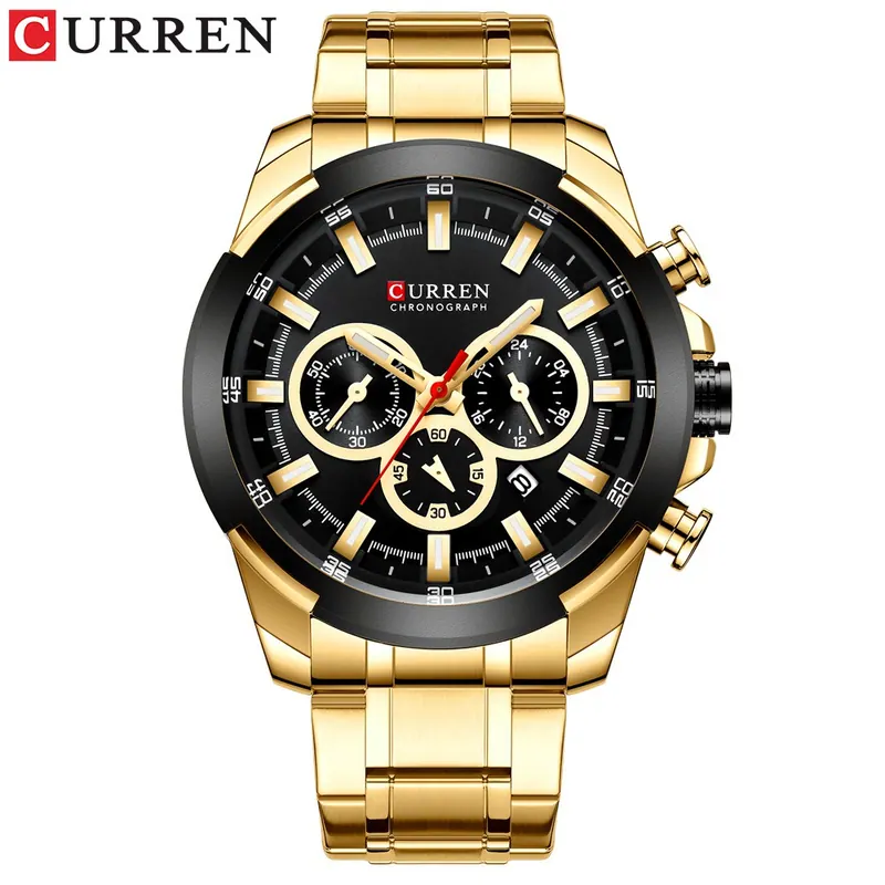 Curren Royal Steel 8361 — Ouro — foto 1