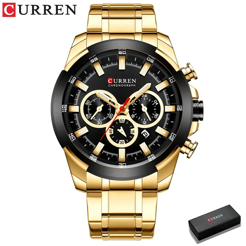 Curren Royal Steel 8361 — Ouro — foto 2