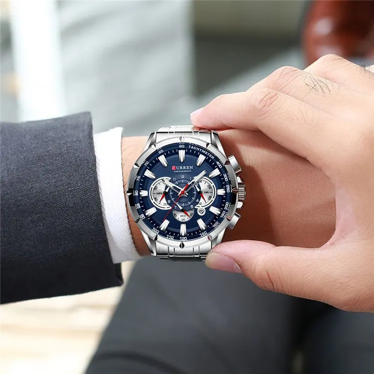 Curren Imperial Steel 8363 — Azul — foto 4