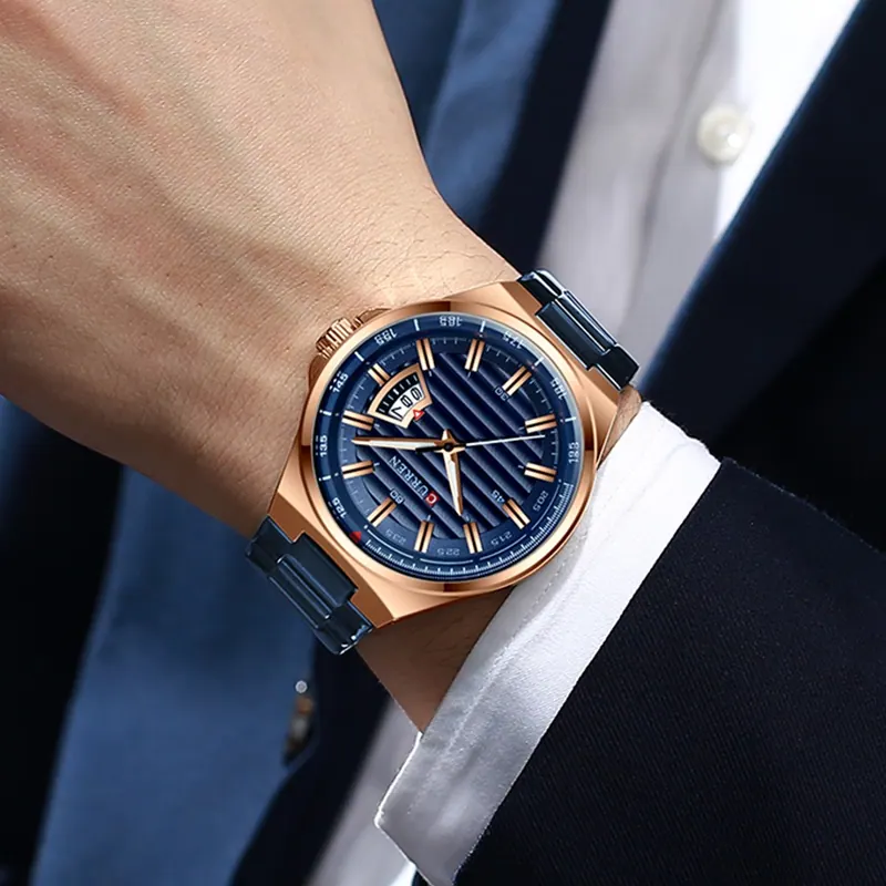 Curren Urban Steel 8375 — Azul — foto 7