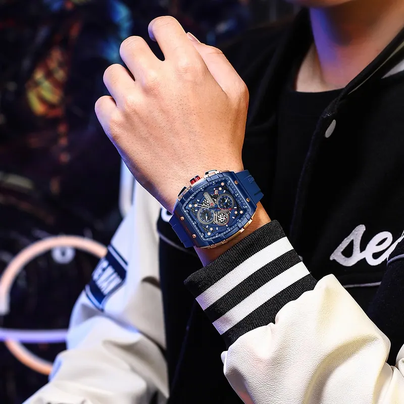 Curren Sport Chrono 8442 — Azul — foto 3
