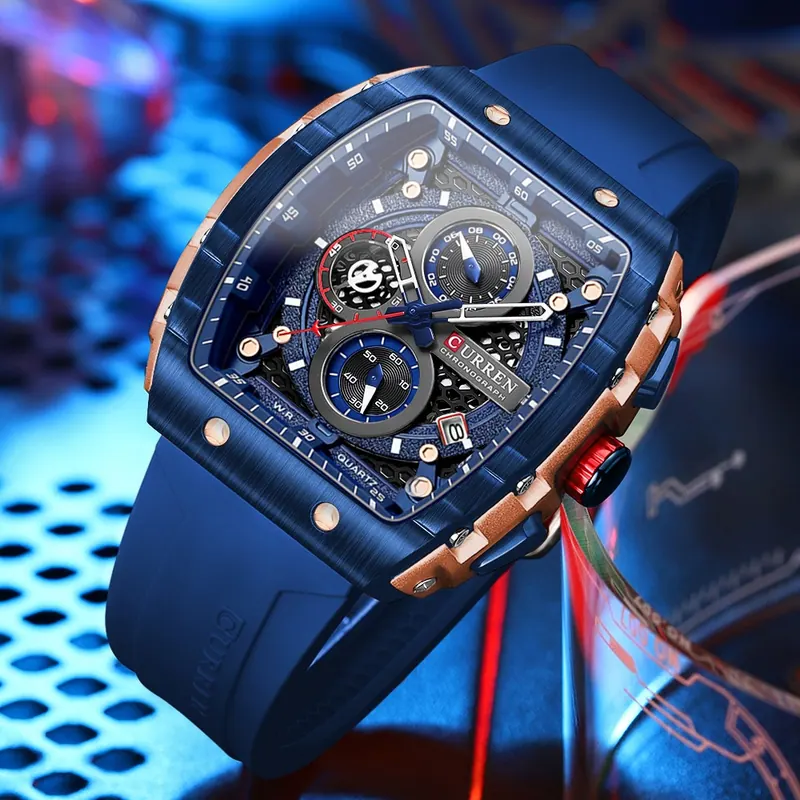 Curren Sport Chrono 8442 — Azul — foto 4
