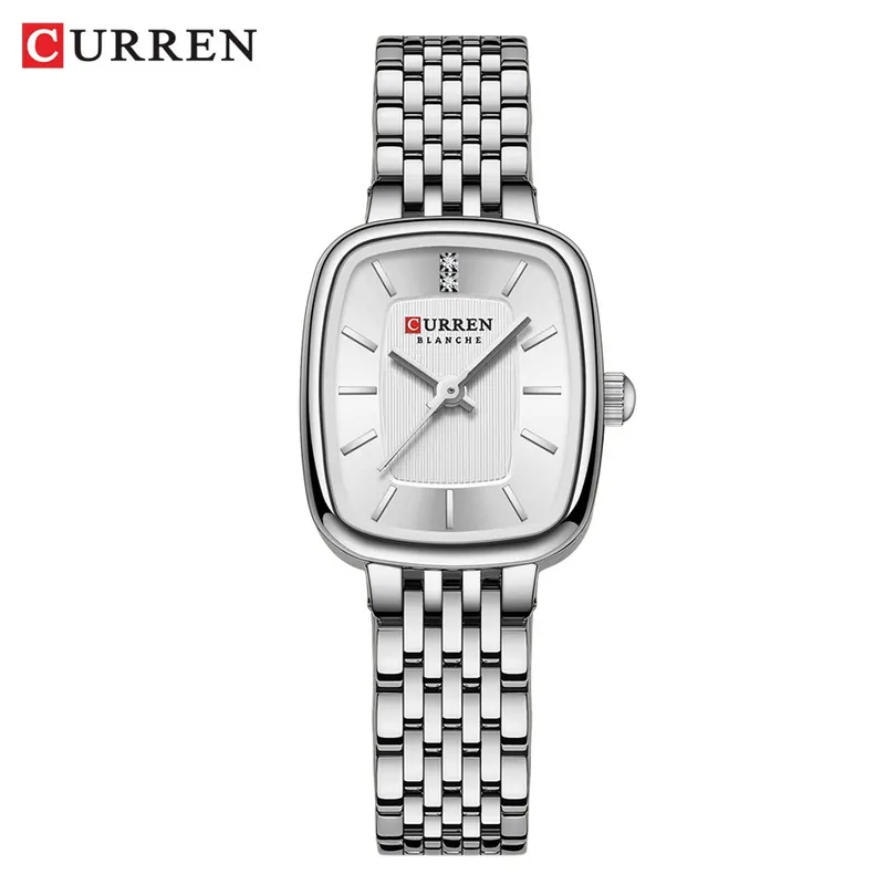 Curren Petite Square 9093 — Prata Branca — foto 3